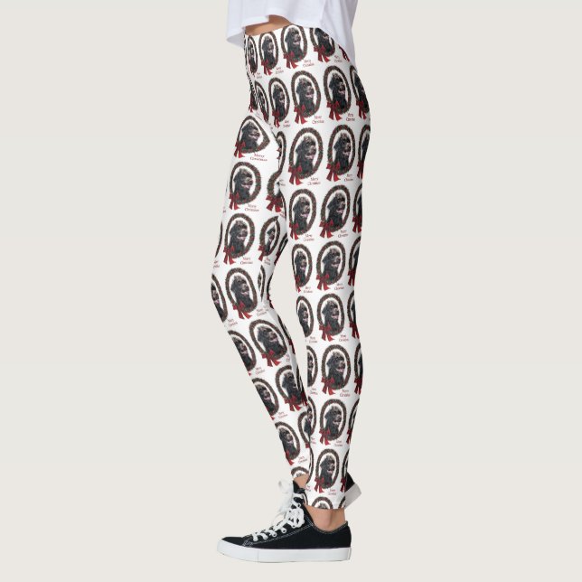 Labradoodle Weihnachten Leggings (Links)