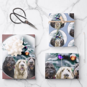 Labradoodle Weihnachtsgeschenke Geschenkpapier Set