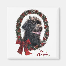 Labradoodle Weihnachtsgeschenke Magnet