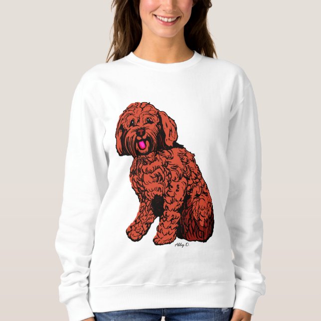 Labradoodle Women's Sweatshirt (Vorderseite)