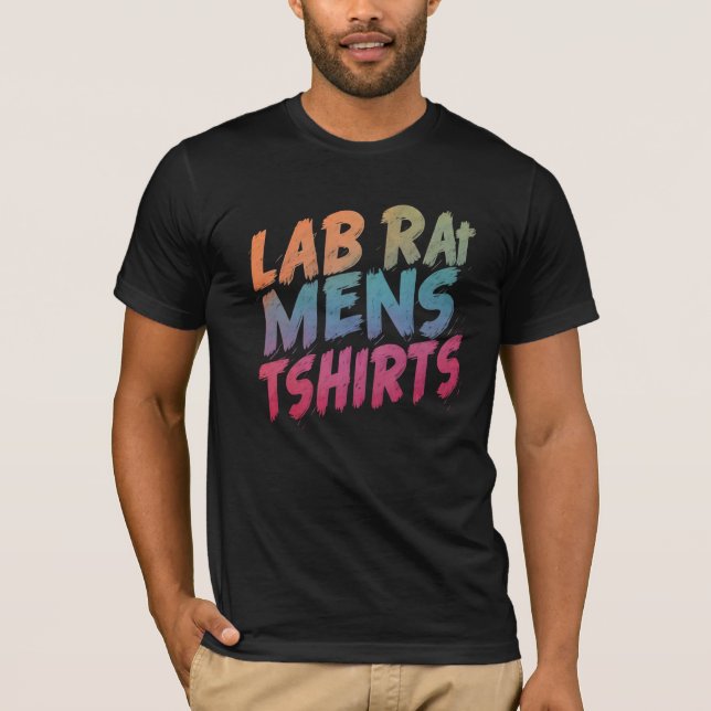 Labrador-Ammenhemden, Labrador Rat: Science Geek M T-Shirt (Vorderseite)
