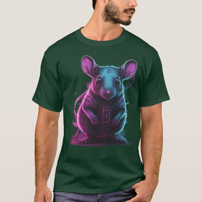 Labrador-Ammenhemden, Labrador Rat: Science Geek M T-Shirt (Vorderseite)