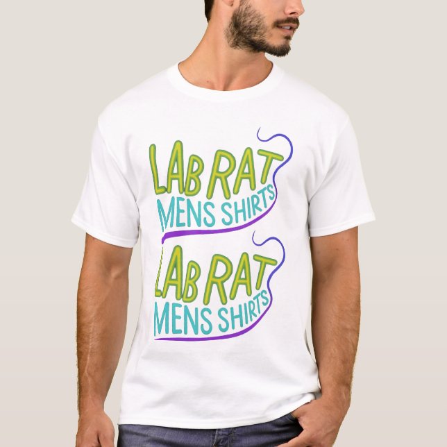 Labrador-Ammenhemden, Labrador Rat: Science Geek M T-Shirt (Vorderseite)