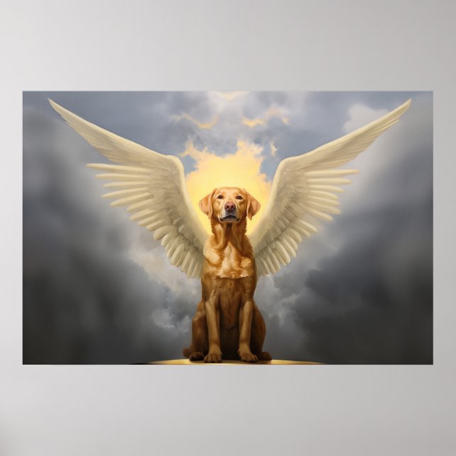 Labrador Angel Poster (Vorne)