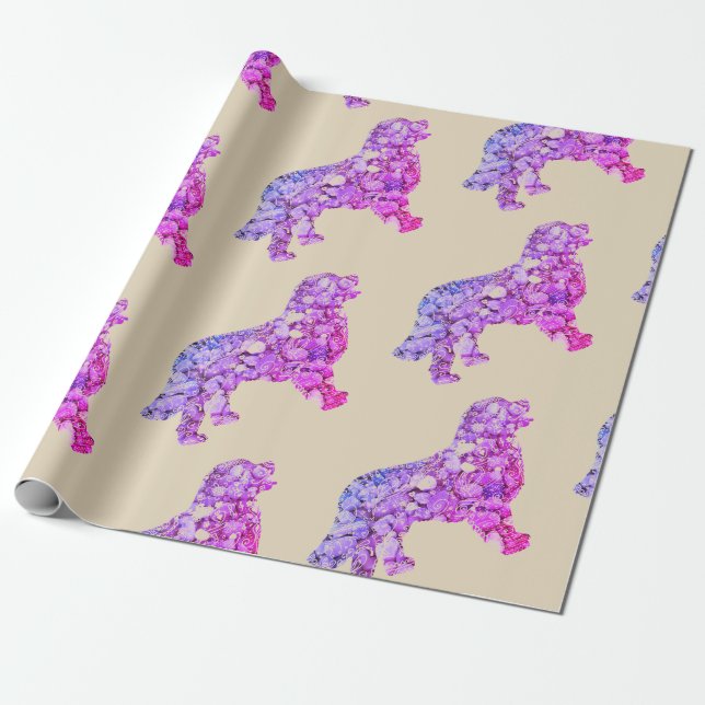 Labrador Art Wrapping Paper Geschenkpapier (Ungerollt)