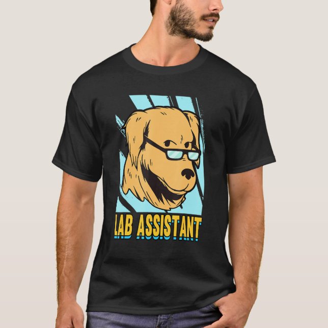 Labrador Assistant Lieben Hunde Welpe Niedlich Lab T-Shirt (Vorderseite)