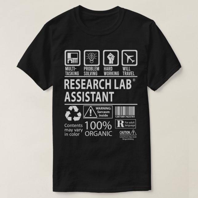 Labrador-Assistent für Multitasking-Aufgaben T-Shirt (Design vorne)