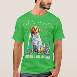 Labrador AtReifen Funny Science Chemistry Labrador T-Shirt