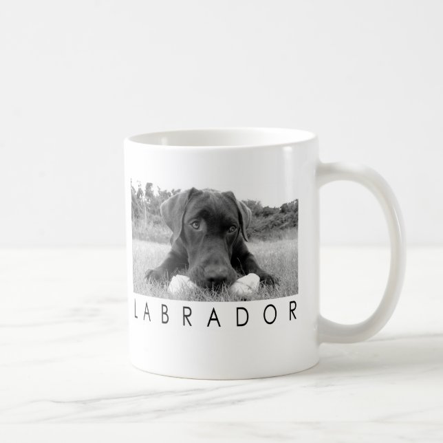 Labrador B&W Tasse (Rechts)