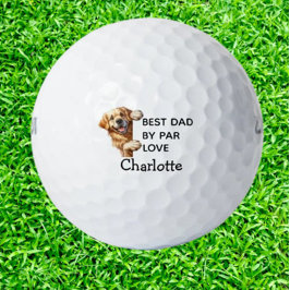 Labrador-Bestes-Vater-Geschenk Golfball