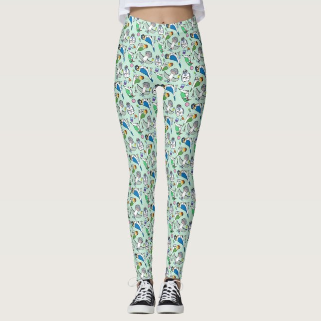 Labrador Birds - Ornithologie Leggings (Vorderseite)