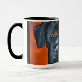 Labrador Black | Zwei-Tonen-Tasse, 15 oz Tasse