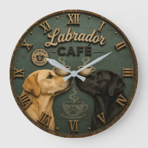 Labrador Café Coffee Lovers Vintage