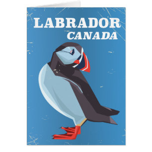 Labrador Canada Puffin Vintage Reiseposter