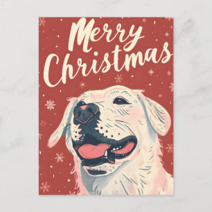 Labrador Christmas Feiertagspostkarte