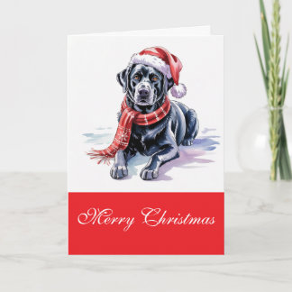 Labrador Christmas Greeting Card Karte