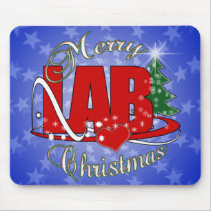 LABRADOR CHRISTMAS LABOR MOUSEPAD
