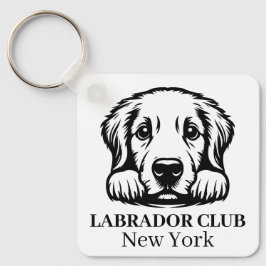 Labrador Custom Club Theme Schlüsselanhänger