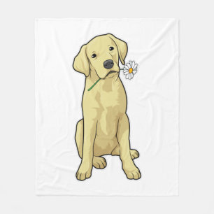 Labrador Daisy Fleecedecke