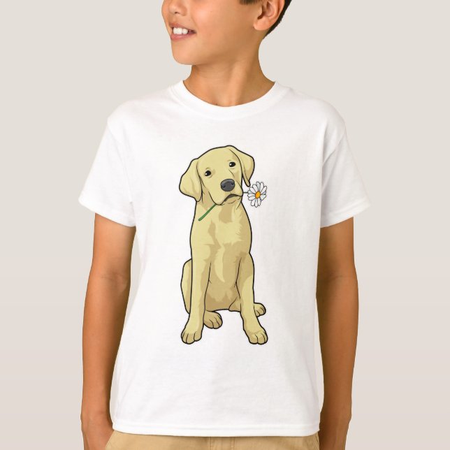 Labrador Daisy T-Shirt (Vorderseite)
