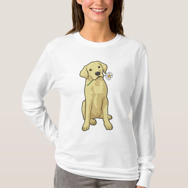 Labrador Daisy T-Shirt (Vorderseite)