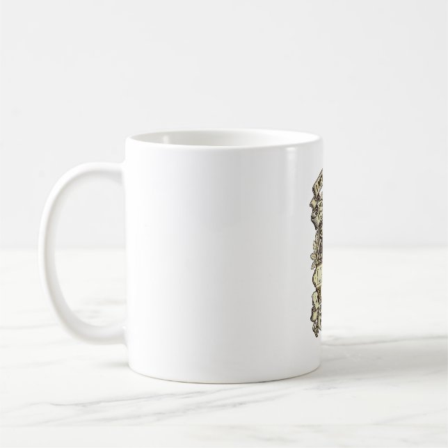 Labrador-Dame-Hund-Kronenschild_1 Kaffeetasse (Links)