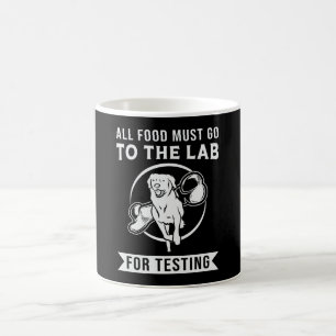 Labrador der Labrador zum Testen von Retriever Dog Kaffeetasse