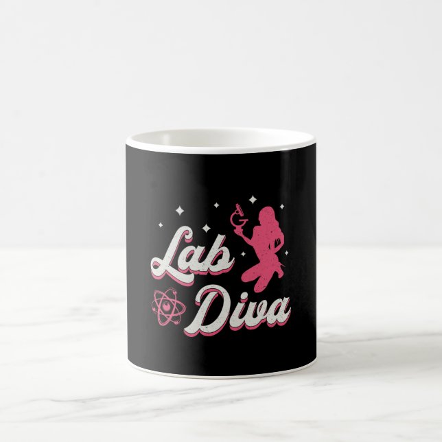 Labrador Diva Laboratory Technician Science Labrad Kaffeetasse (Mittel)