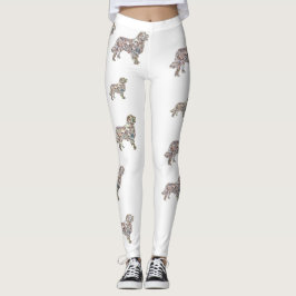 Labrador Dog Art Custom Leggings