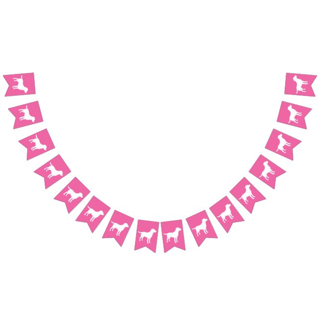 Labrador Dog Baby Dusche Wimpelkette (Alle)