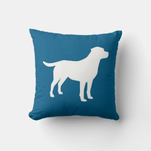 Labrador Dog Baby Shower Blue Boy Labrador Kissen