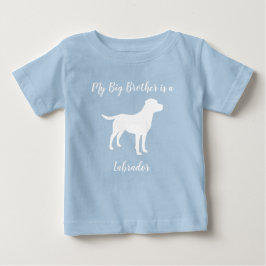 Labrador Dog Baby Shower Blue Boy Labrador T-shirt