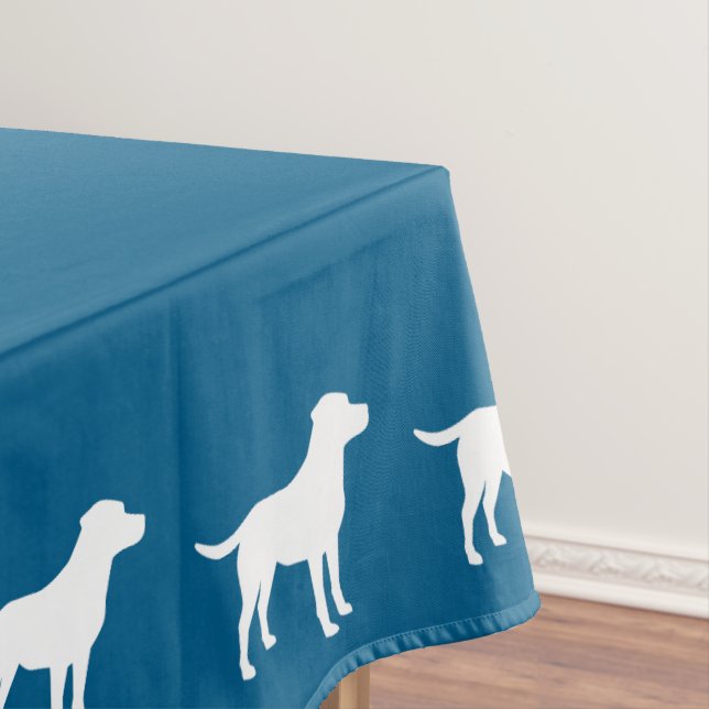 Labrador Dog Baby Shower Blue Boy Labrador Tischdecke (Beispiel)