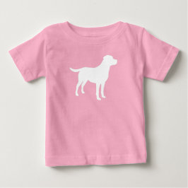 Labrador Dog Baby Shower Girl Labrador Pink T-shirt