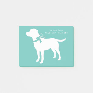 Labrador Dog Black Lab Welppy Post-it Klebezettel