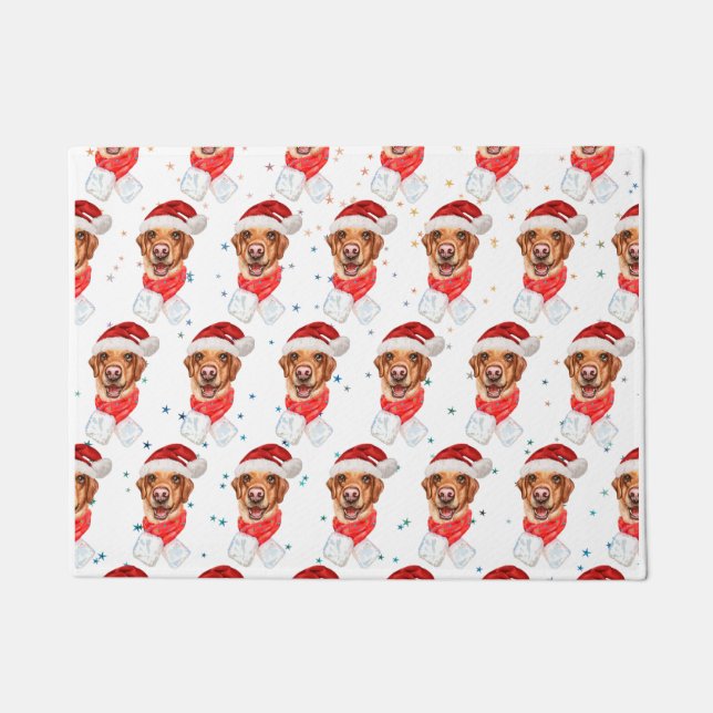 Labrador Dog Breed Christmas Fußmatte (Vorderseite)