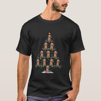 Labrador Dog Christmas Tree Pajama Männer Frauen K T-Shirt