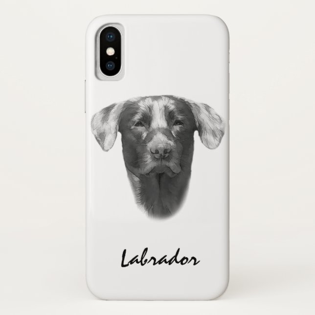 Labrador Dog elegant Case-Mate iPhone Hülle (Rückseite)