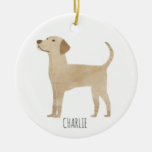 Labrador Dog Keramik Ornament