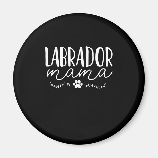 Labrador Dog Mama Magnet (Vorne)