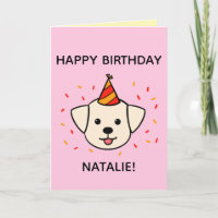 Labrador Dog | Orange & Red Birthday geklappt