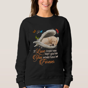 Labrador Dog Paw Liebe Verlust des Hundes Schönes Sweatshirt