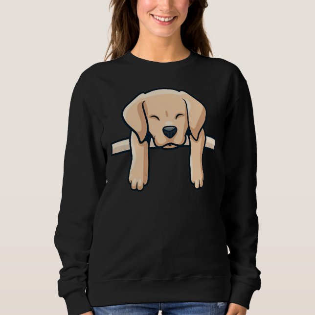 Labrador Doppy Puppy Sweatshirt (Vorderseite)