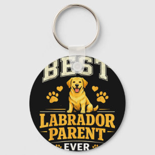Labrador-Eltern lustig stolze Lab-Mama-Papa-Zitat Schlüsselanhänger