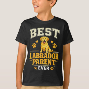 Labrador-Elternteil lustiger stolzer Lab-Mama-Papa T-Shirt