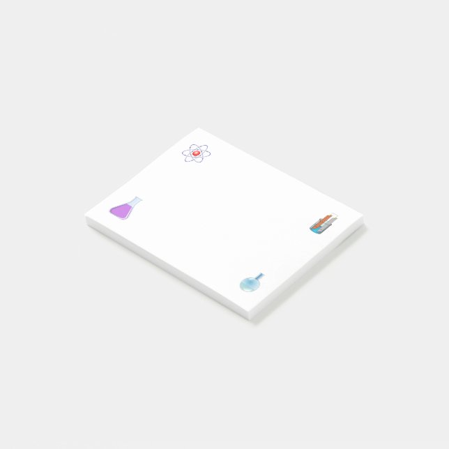 Labrador Equipment Chemistry Post-it Klebezettel (angewinkelt)