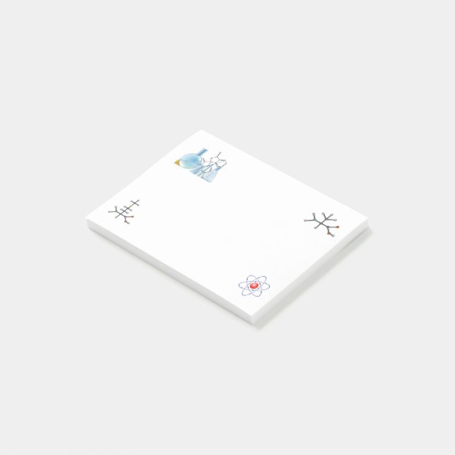 Labrador Equipment Chemistry Post-it Klebezettel (angewinkelt)