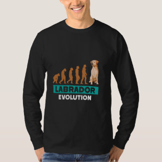 LABRADOR EVOLUTION Labrador Retriever Funny Dow Ow T-Shirt