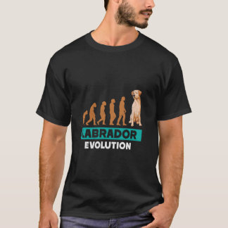 LABRADOR EVOLUTION Labrador Retriever Funny Dow Ow T-Shirt