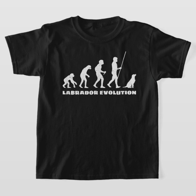 Labrador-Evolution T-Shirt (Ablage )